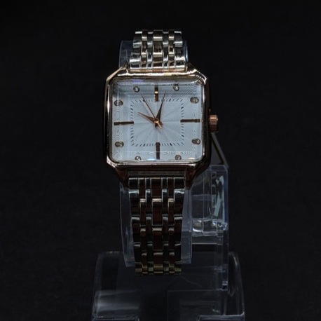 Gümüş & Rose Gold Tonlu Metal Kadın Saati