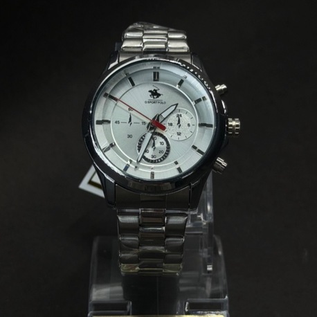 Yuvarlak Kasa Metal Kordon Erkek Saati