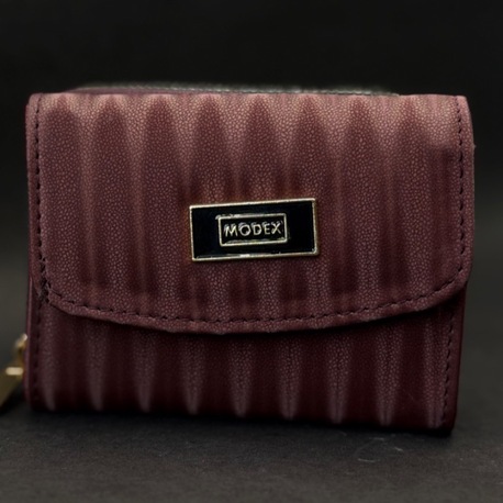 Şarap Tonlu Kapaklı Kadın Cüzdan