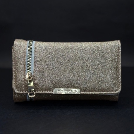 Altın Bej Işıltılı Kadın Cüzdan