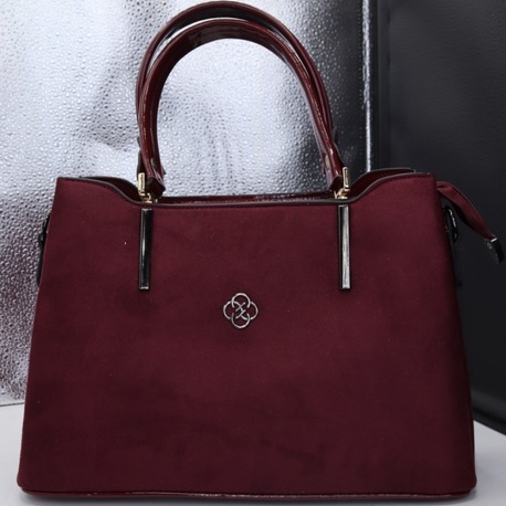 Zamansız Stil Bordo Kadın El Çantası