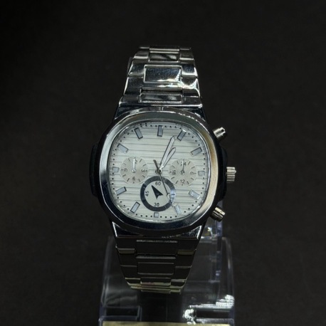 Beyaz Kadranlı Modern Tasarım Erkek Saati