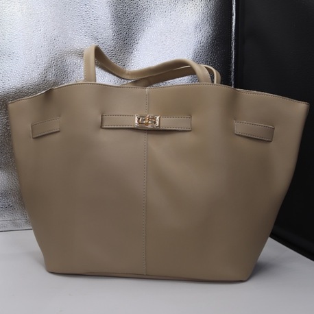 Tokalı Büyük El Çantası – Açık Bej