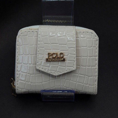 Mini Boy Krem Kadın Cüzdan