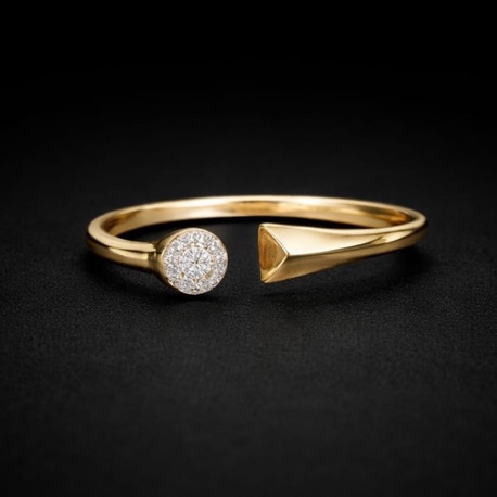 Zarif Geometrik Detaylı Kadın Yüzük