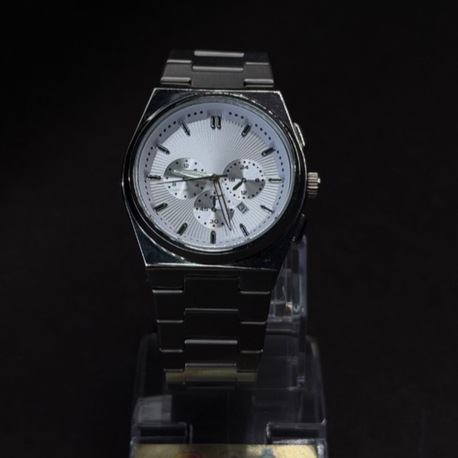 Gümüş Kadran Çelik Erkek Kol Saati