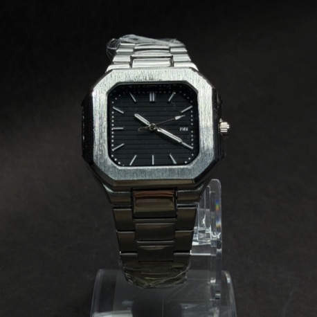 Kare Form Kasa Minimal Siyah Erkek Kol Saati