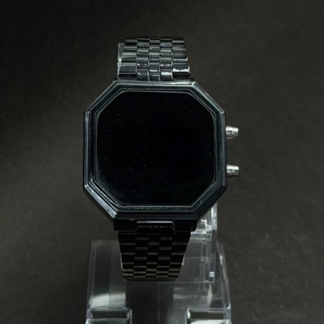 Modern Tasarımlı Siyah Analog Kol Saati