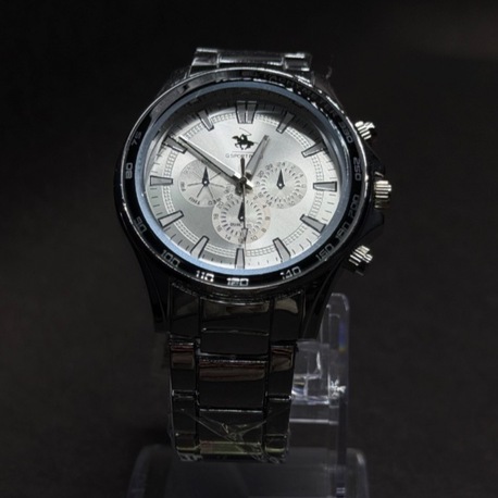 Klasik Tasarımlı Gümüş Kadran Erkek Kol Saati