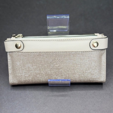 Şık ve Fonksiyonel Krem Renk Uzun Cüzdan