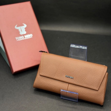 Camel Ton Kadın Uzun Cüzdan – Çok Bölmeli