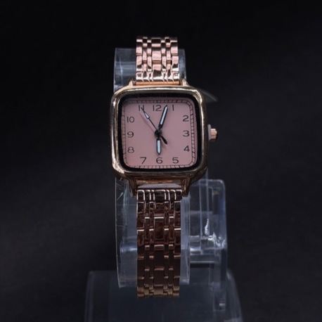 Kare Kasa Pembe Kadran Quartz Kadın Saat